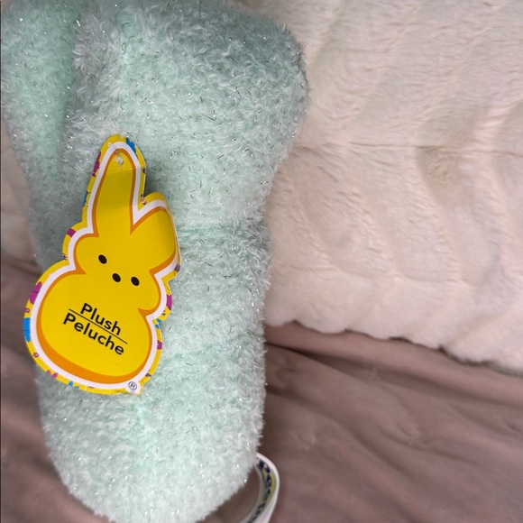 Peeps Mint Green Plush Stuffed Bunny - Picture 2 of 4